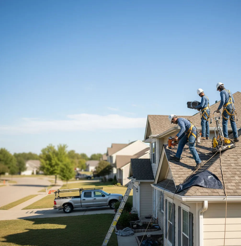 Roof Repair in Flora